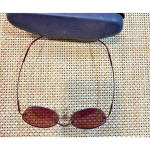 Maui Jim RIMLESS Copper Stainless Frame/ Bronze Lenses!